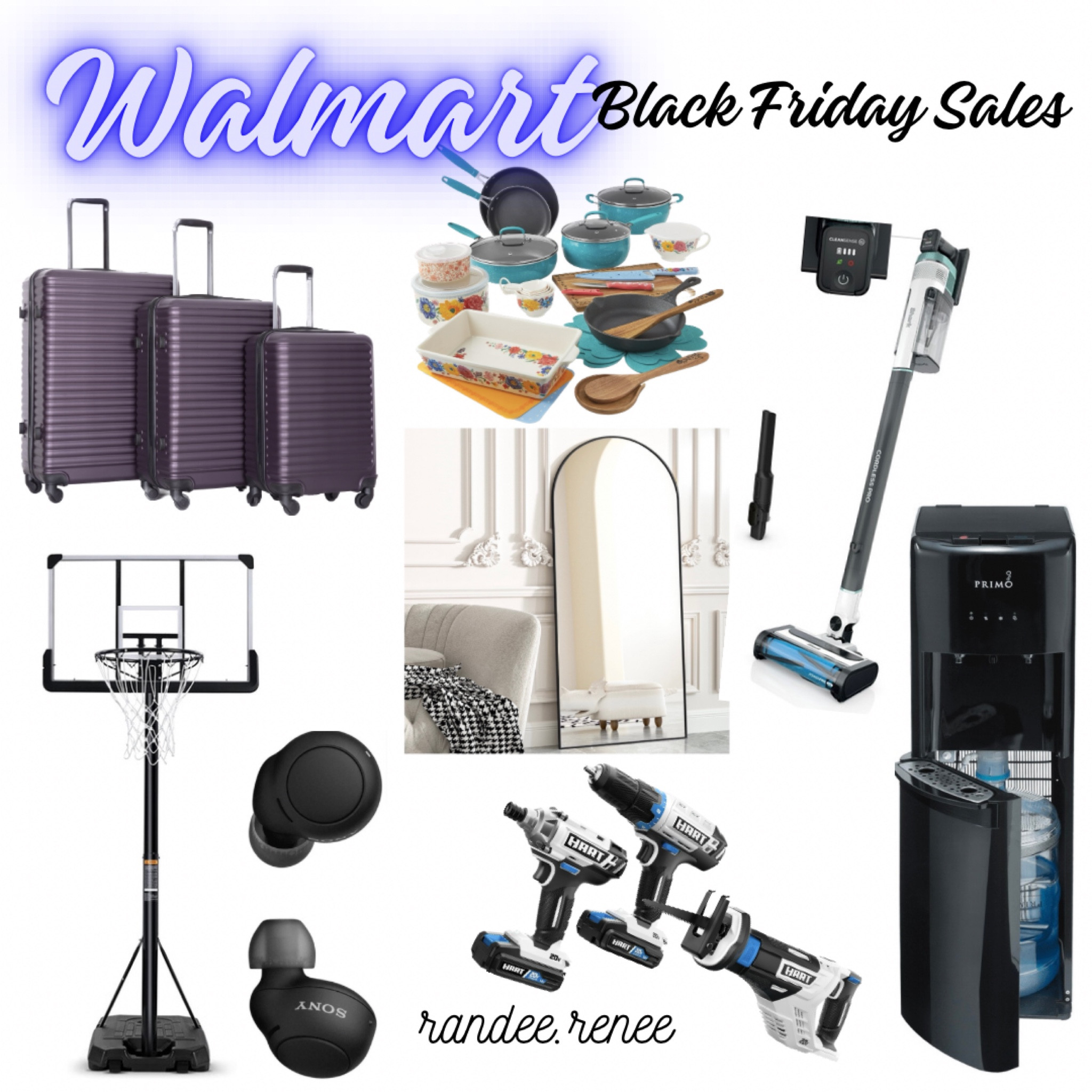 Black Friday Sales are in full swing at Walmart! Anything from Luggage, power tools, ear buds & basketball hoops to cordless vacuums, floor mirrors, bakeware and water cooler dispensers. Not to mention electronics, clothes, toys and jewelry! Go check out all their deals!

#LTKGiftGuide #LTKsalealert #LTKCyberWeek