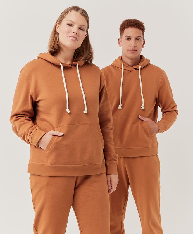 clearance gender neutral pullover hoodie | Pact Apparel