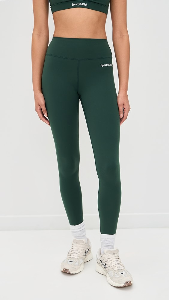 Serif Logo Leggings | Shopbop