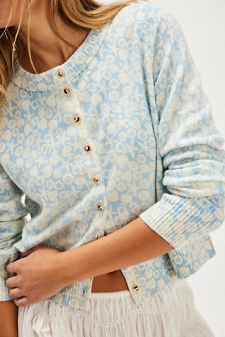 Nocturnal Patterned Cardi | Free People (Global - UK&FR Excluded)