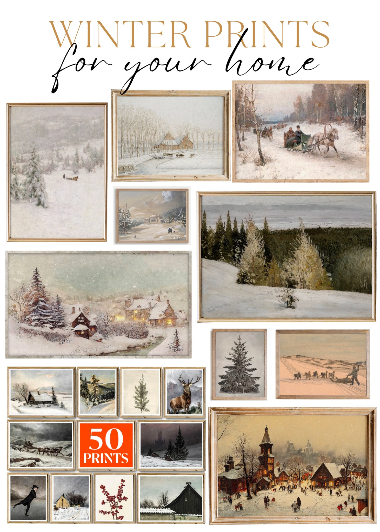 Vintage winter prints! 

Vintage winter prints, vintage wall decor, winter wall decor, vintage prints, winter pictures for wall, Deb and Danelle 

#LTKhome #LTKsalealert #LTKSeasonal