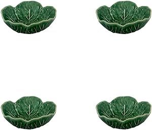 Amazon.com: Bordallo Pinheiro Cabbage Bowl 12 - Set of 4 : Home & Kitchen | Amazon (US)