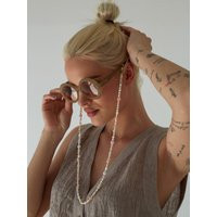 Colourful Sunglasses Chain, Tiny Real White Pearls, Mixed Multicolour Glass Seed Beads, Eyeglass Chain Holder, Summer Accessories | Etsy (US)