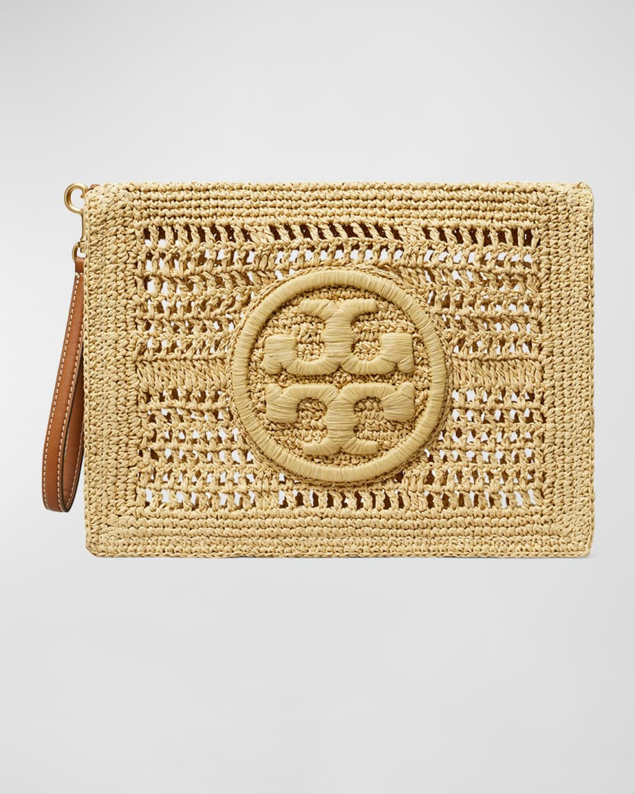 Ella Crochet Pouch Wristlet | Neiman Marcus