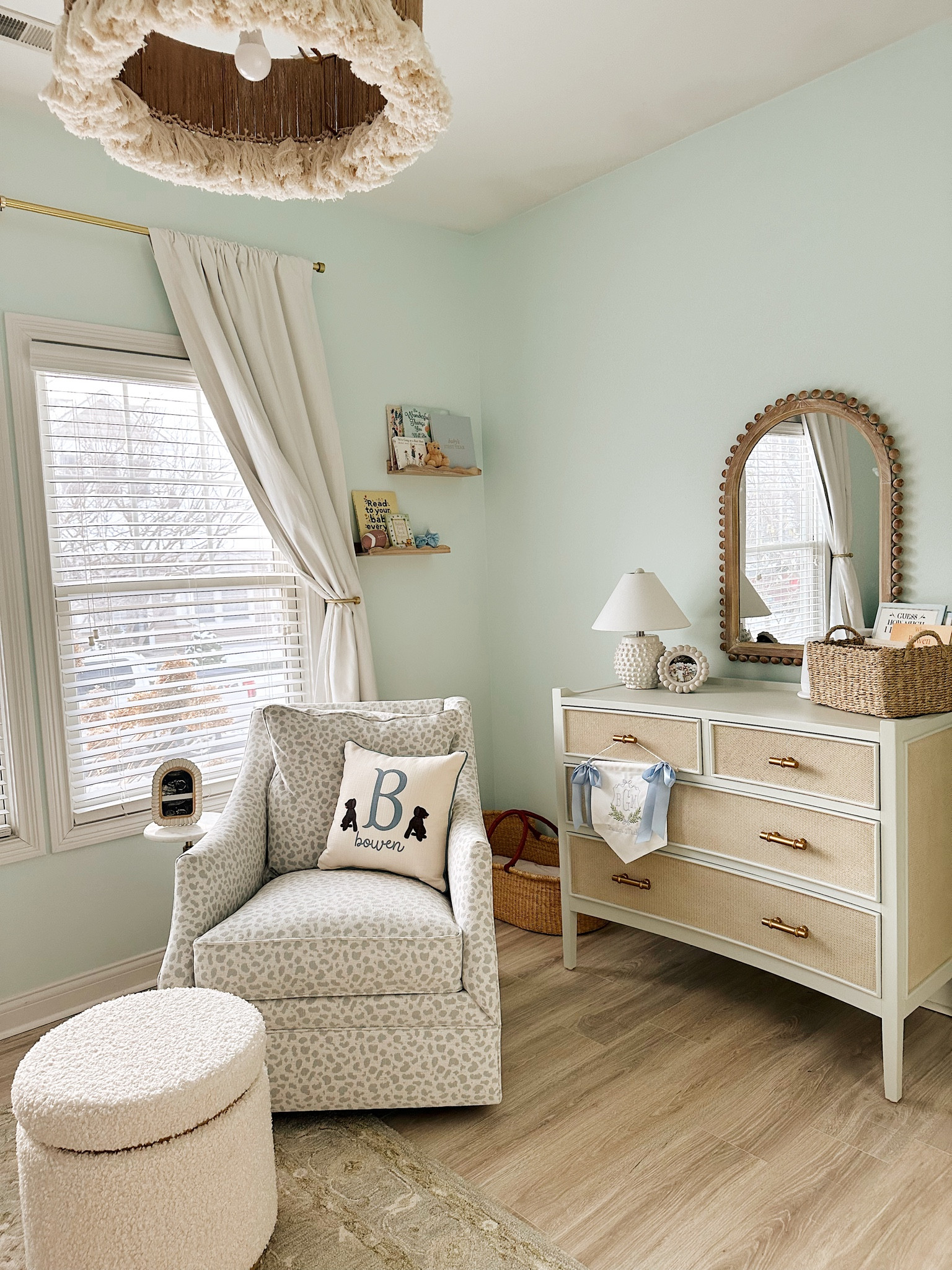 Nursery is complete 😇 Linking what I can - Swivel & Dresser are bought local from Paxton Home! 

#LTKkids #LTKbaby #LTKMostLoved