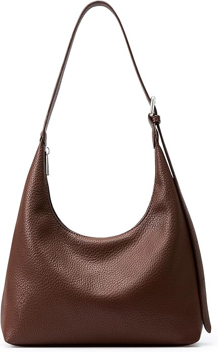 KALIDI Crescent Tote Bag, Women Underarm Handbag Vegan Leather Zipper Shoulder Purse Hobo for Eve... | Amazon (US)