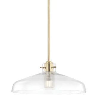 Nemo Single Light 12" Wide LED Pendant with Clear Shade | Build.com, Inc.