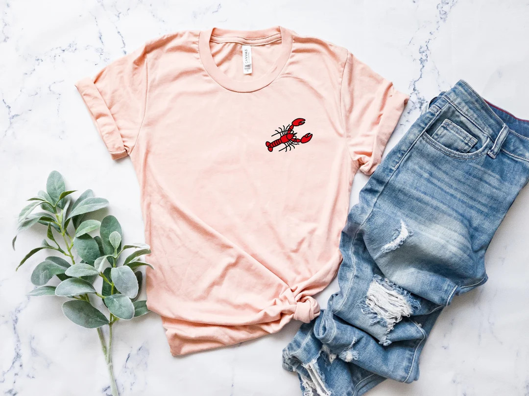 Funny Lobster Shirt, Lobster Lover Shirt, Lobster Gift, Cute Lobster Shirt, Crustacean Shirt, Ani... | Etsy (US)