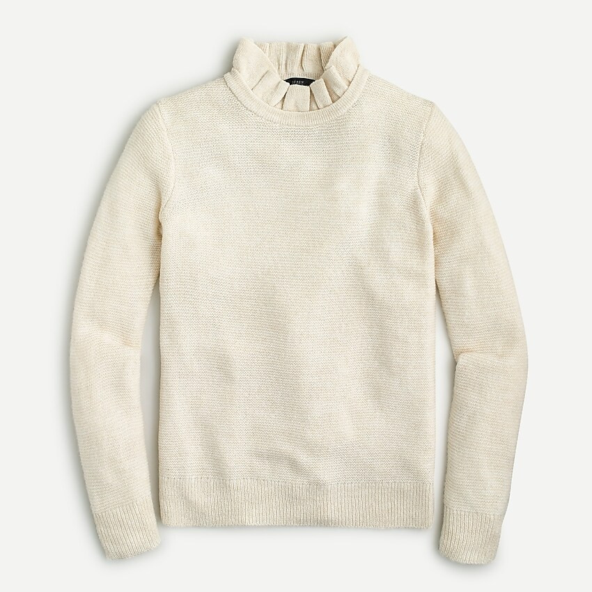 Ruffleneck sweater | J. Crew US