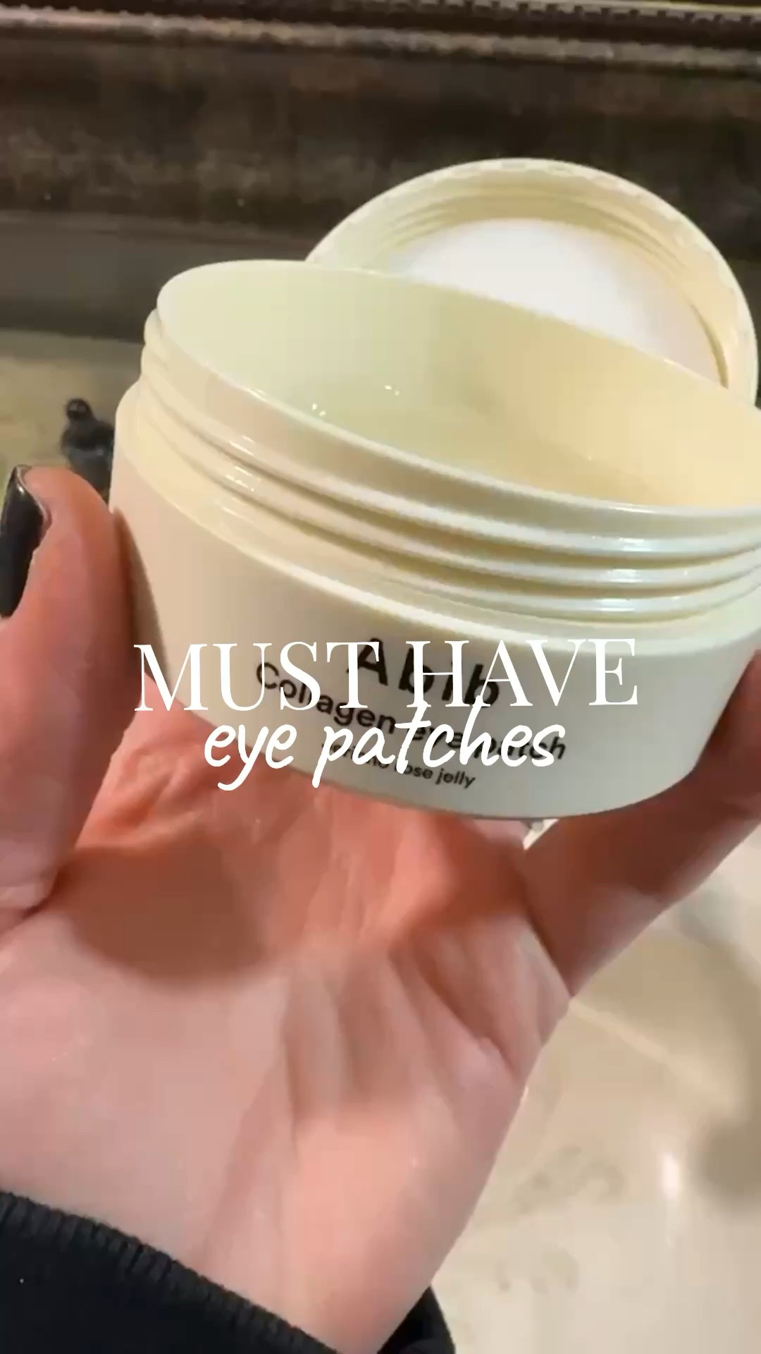 Tired eyes? Under eye bags? These are my go to eye patches. They're great for moisture, but also great to wake up your eyes and give you that useful plump look!  The best part is they do not move! No more sliding down your face and readjusting once you put them on and get them in place, they stay put. I use these several times a week and I'm obsessed with how well they work. 🥰

Over 40 skincare, Korean skincare

#LTKBeauty #LTKOver40 #LTKselfcare