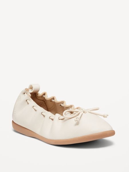 Scrunch Faux-Suede Ballet Shoes for Toddler Girls | Old Navy (US)