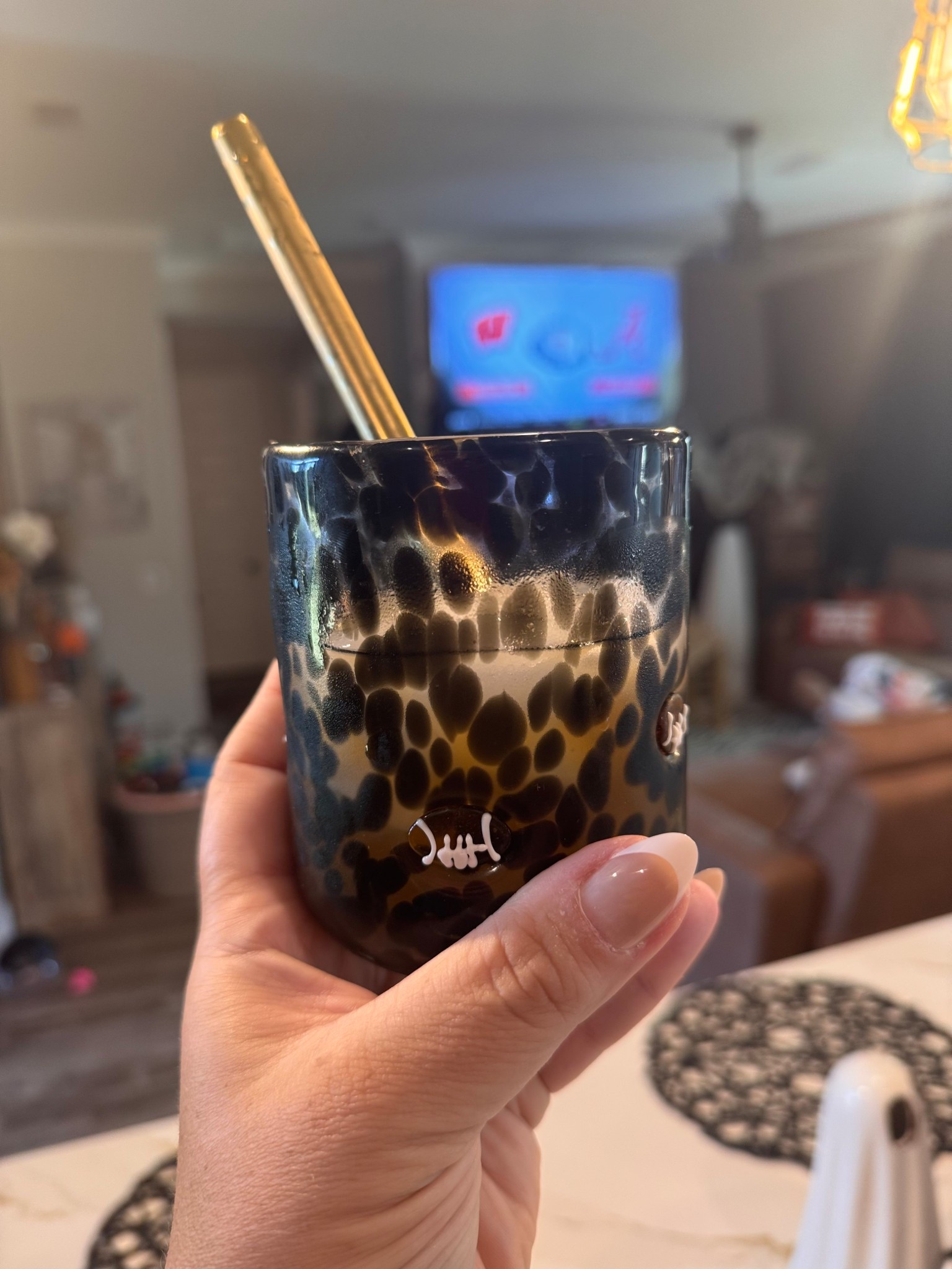 One of my favorite icon glasses! #football #fall #anthropologie 

#LTKSeasonal #LTKFamily