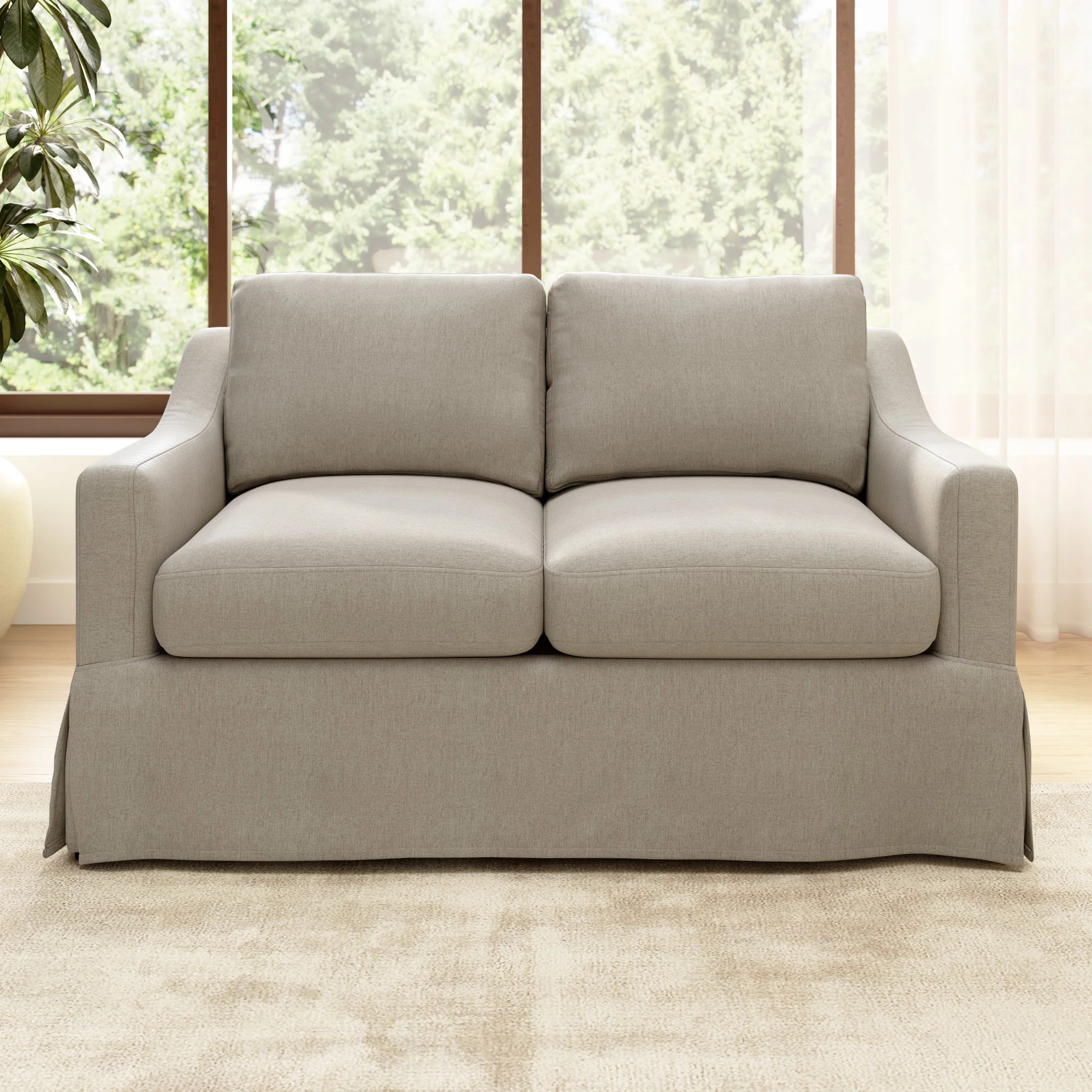 57W Loveseat With Slipcover | Wayfair North America