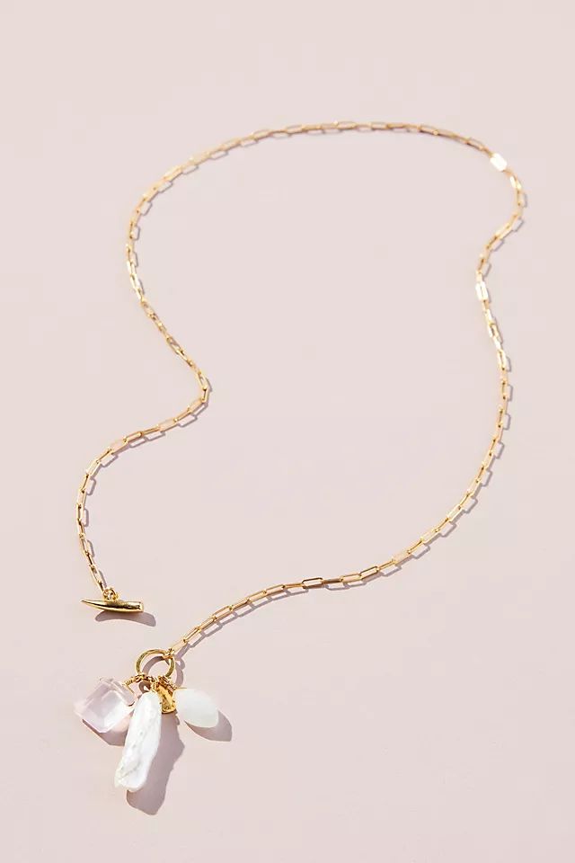 Chan Luu Mixed-Stone Drop Necklace | Anthropologie (US)