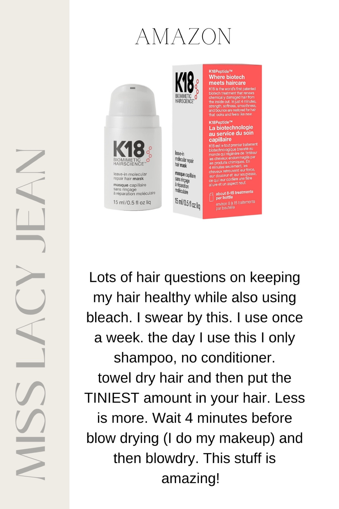 Hair care must haves. Hair mask 
Amazon beauty find 

#LTKstyletip #LTKfindsunder50 #LTKbeauty