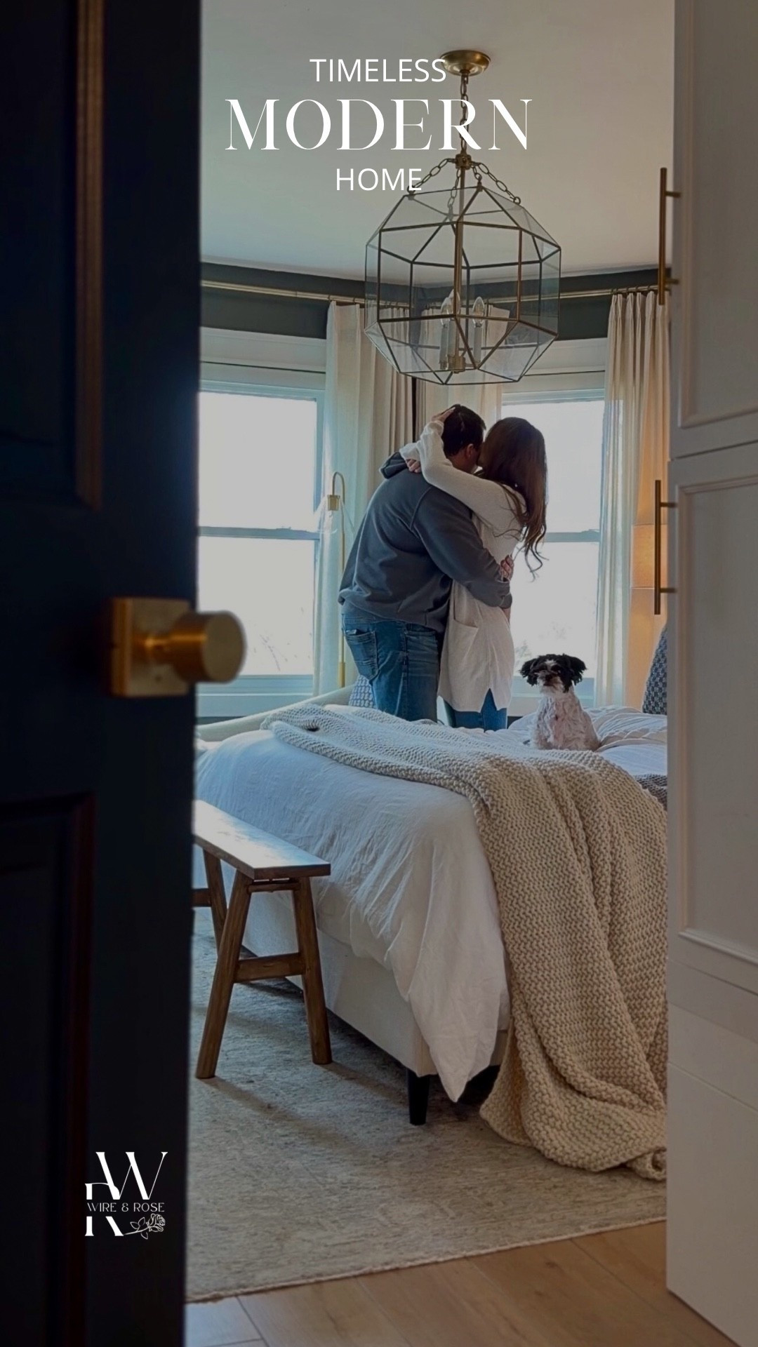 A view of my bedroom 🚪I’m also obsessed with my new noodle bench 10/10

🏷️ bedroom furniture , loloi rug , bedroom rug , bedroom lighting , chaise lounge , reading book , bench , pinch pleat curtains , bedding , comforter
