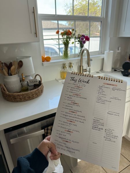 Meal & grocery planner—a $10 Amazon find! 

#LTKhome #LTKfamily