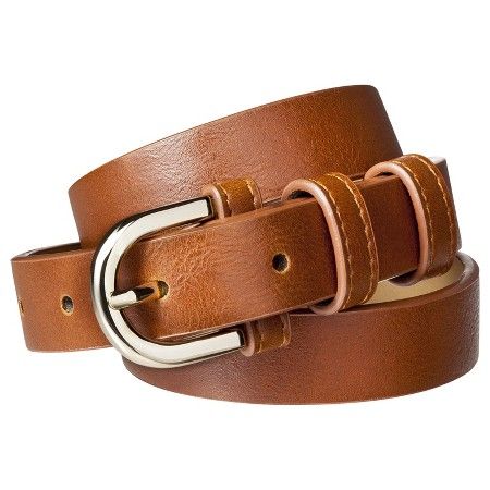 Women's Modern Dress Belt - Brown - Merona™ | Target