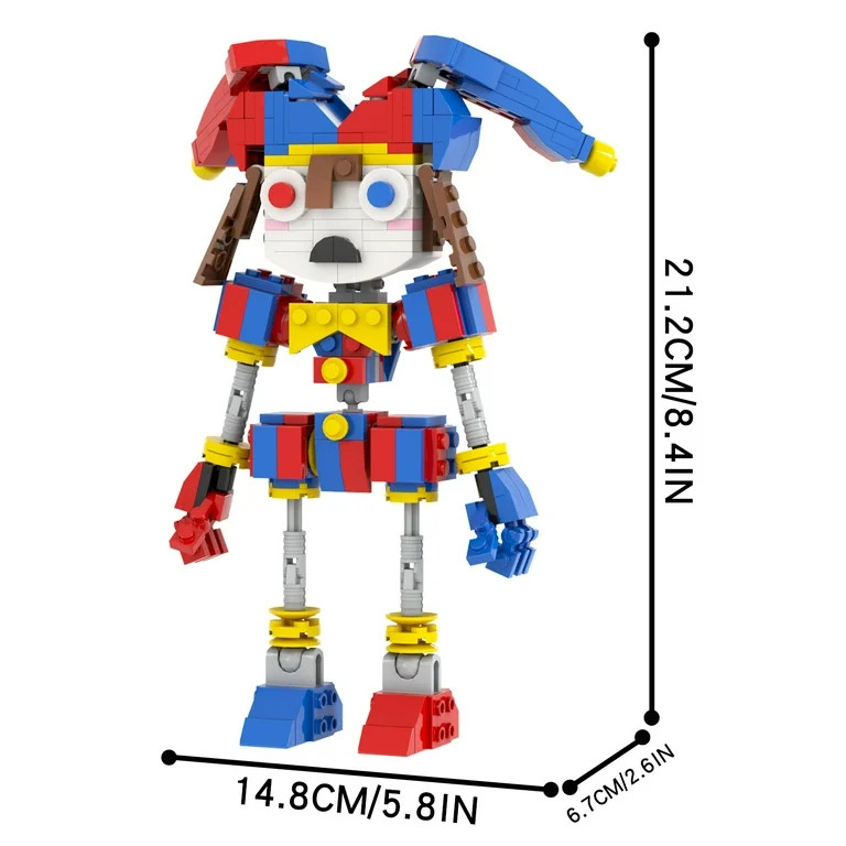 MOOXI The Amazing Digital Circus Pomni Building Set,Classic Creative Building Blocks Children Kit... | Walmart (US)