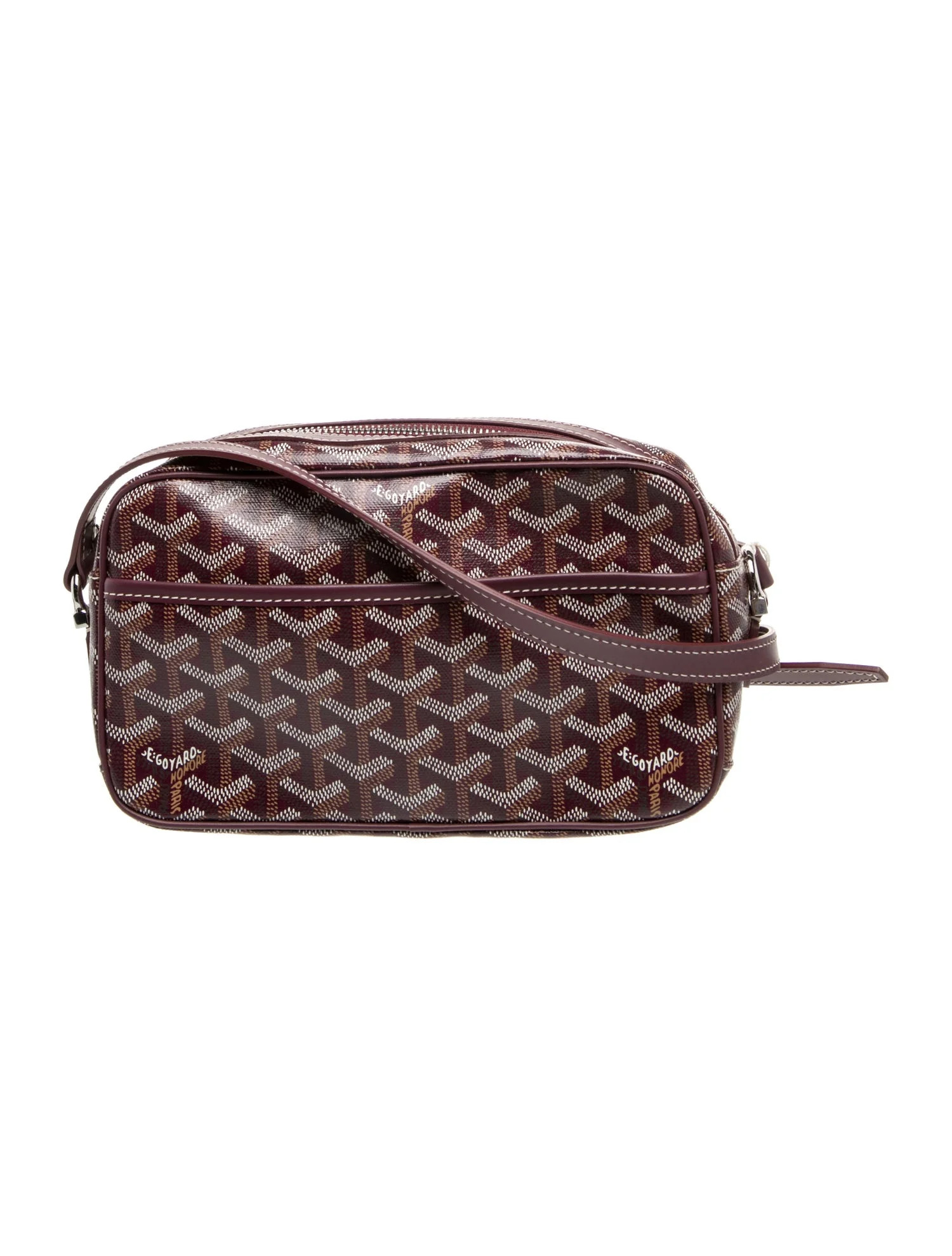 Goyard Goyardine Sac Capvert - Burgundy Crossbody Bags, Handbags - GOY53667 | The RealReal | The RealReal