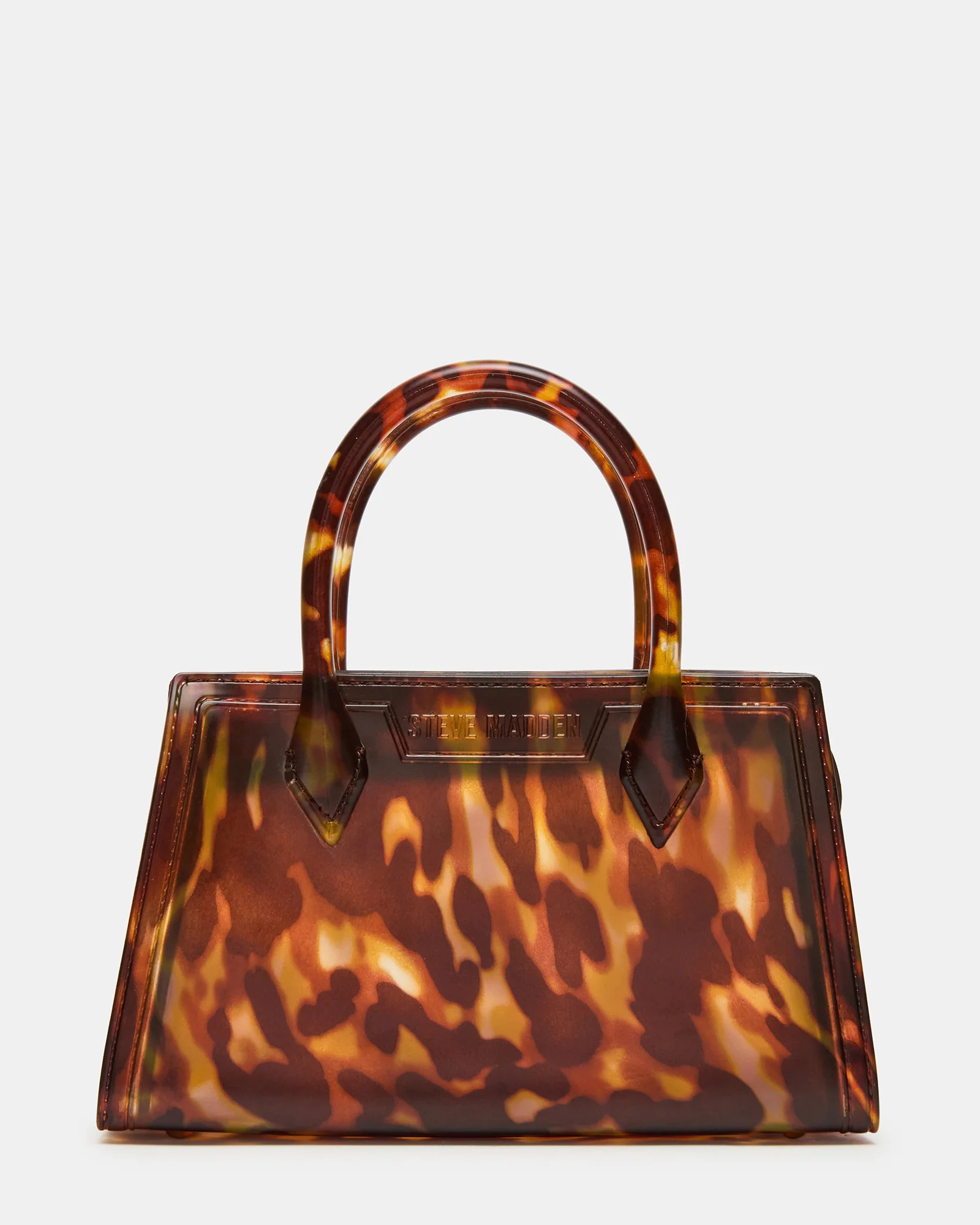 PEACH Jelly Bag Tortoise Mini Crossbody Top-Handle Handbag | Steve Madden (US)