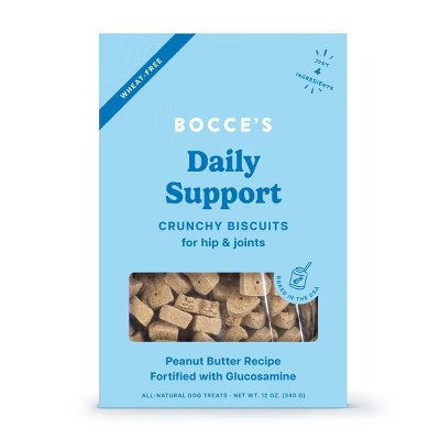 Bocce's Bakery Hip Aid Functional Peanut Butter Dog Treats - 12oz | Target