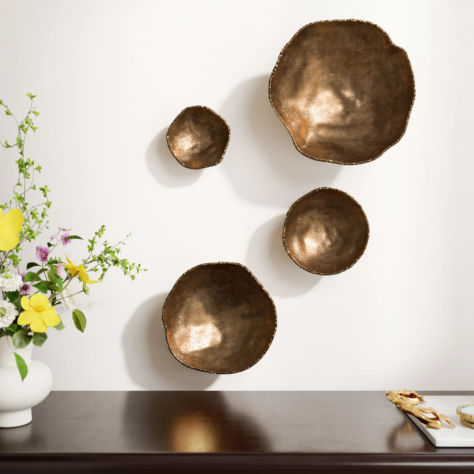 Tarbes Boho Abstract Metal Wall Decor | Wayfair North America
