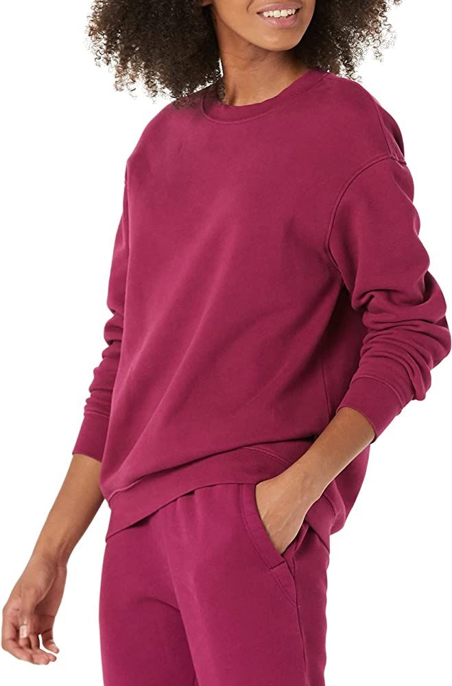 Goodthreads Women's Heritage Fleece Beefy Crewneck Sweatshirt | Amazon (US)