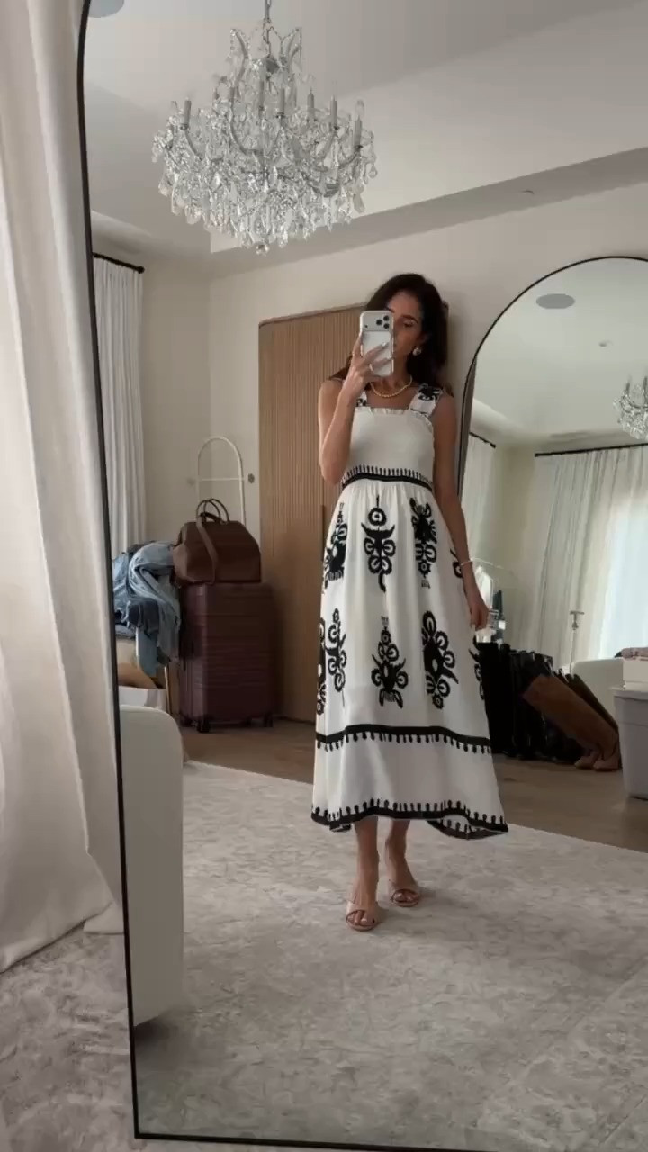 Picked this dress up in a couple of colors! I'm just shy of 5-7" wearing the size small #amazondress #amazonfashion 

 #LTKgrwm #LTKootd #LTKSeasonal