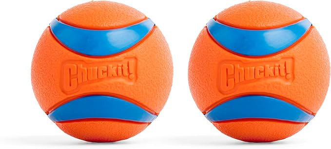Chuckit! Ultra Ball Dog Toy - Medium Bouncy Fetch Balls For Dogs 20-60 lbs - Made from Durable Ru... | Amazon (US)