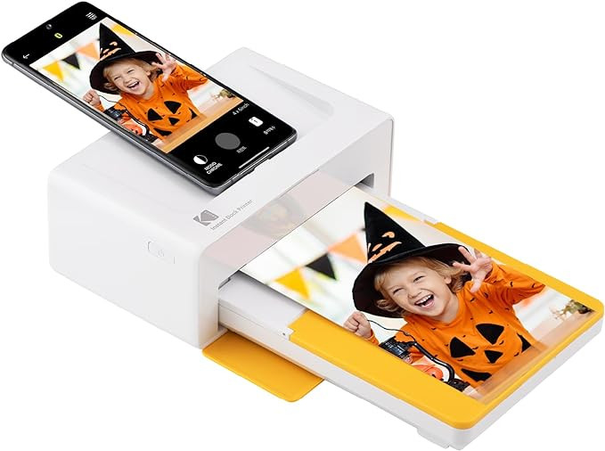 KODAK Dock Plus 4PASS Instant Photo Printer (4x6 inches) + 10 Sheets | Amazon (US)