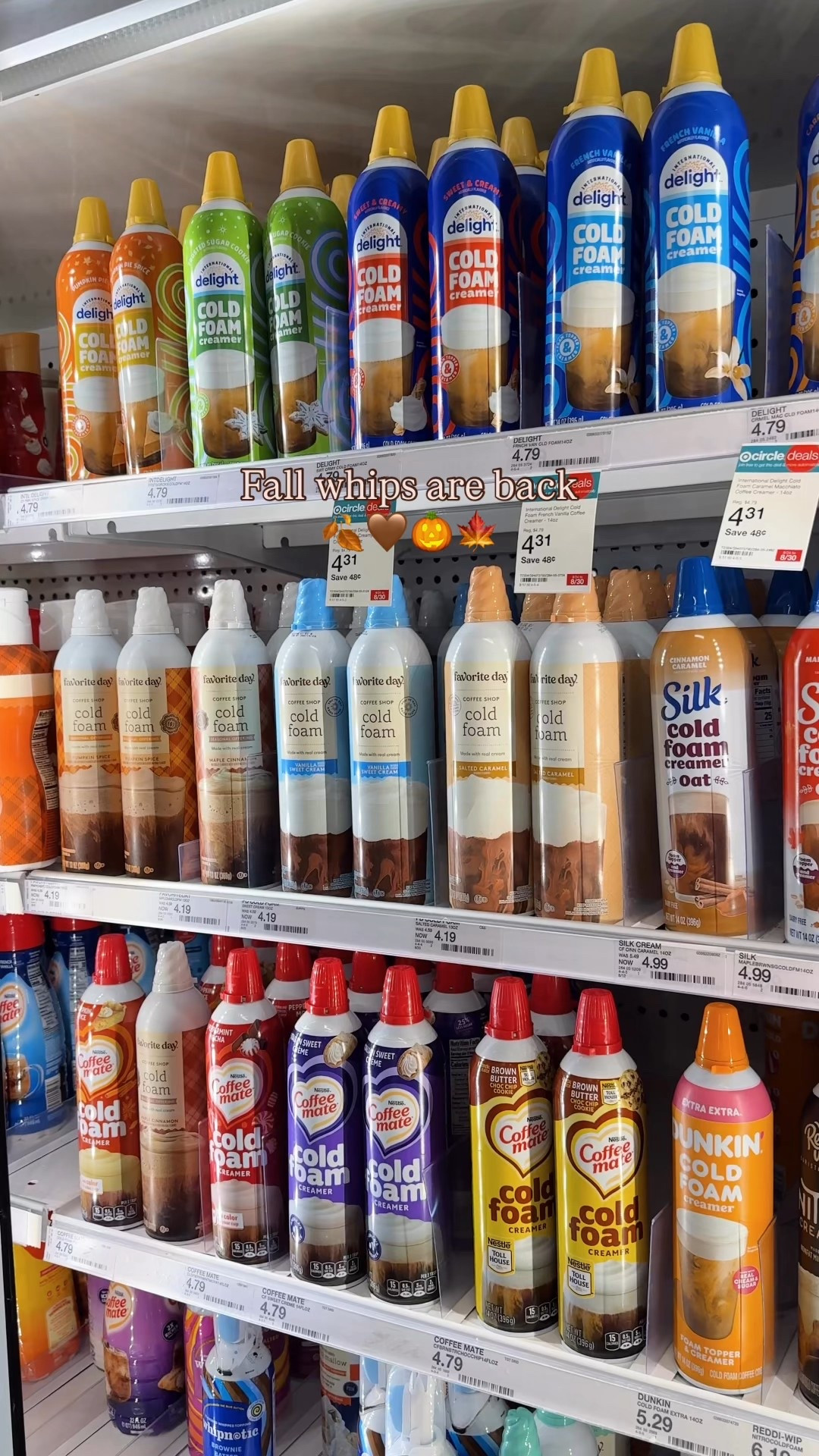 Fall flavored whips at Targhealed

#LTKSeasonal