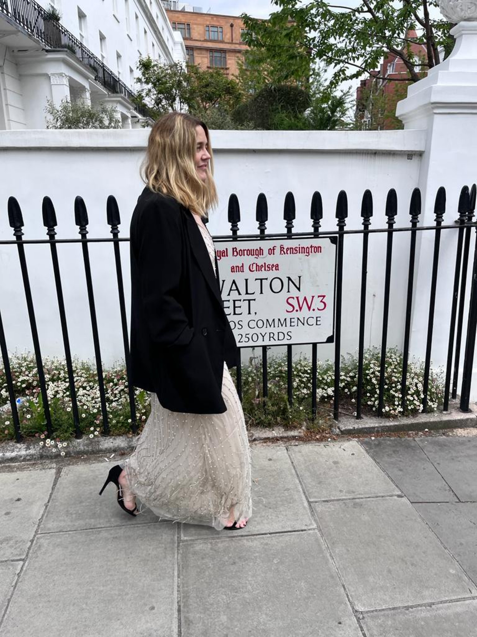 Wearing this gorgeous slinky beaded number from Warehouse… 

Black blazer, oversized blazer, relaxed blazer, embellished maxi slip dress, nude slip dress, black heels, evening look, occasion dressing

#LTKsalealert #LTKstyletip