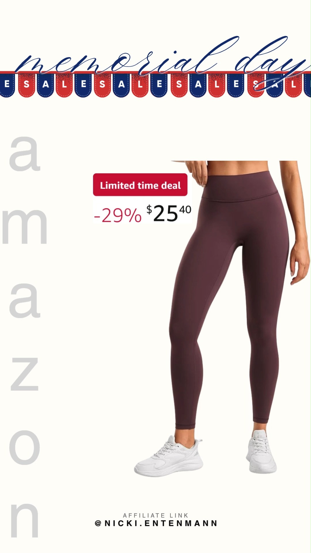 Women’s high waisted yoga leggings with no front seam bring comfort and confidence to every move. Tummy control and a 25" fit make workouts and lounging equally effortless. 🧘‍♀️✨👟  

#yogaleggings #womensleggings #activewear #gymwear #workoutleggings #tummycontrol #fitnessfashion #athleisurestyle #modernlooks #sportsstyle 

 #LTKootd #LTKActive #LTKSaleAlert