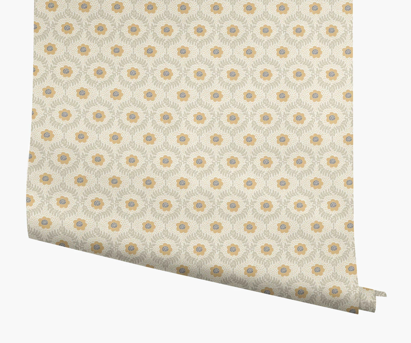 Emma Wallpaper - Linen | Rifle Paper Co.