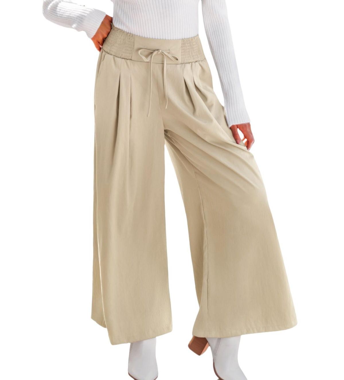 Cupshe Women's Don t Miss Out Beige Pants - Beige/khaki | Macy's