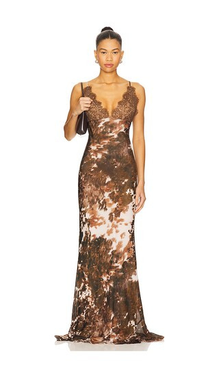 Susanna Slip Dress in Multi Cowprint | Revolve Clothing (Global)
