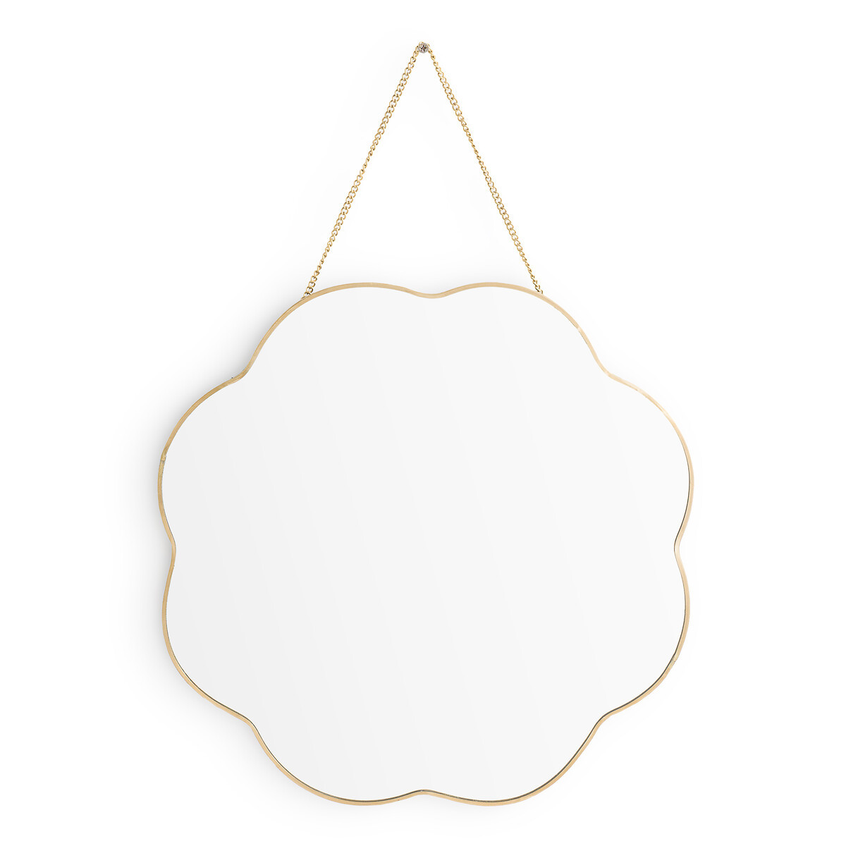 Uyova 50cm Diameter Brass Mirror | La Redoute (UK)