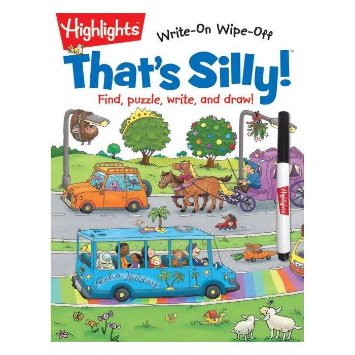 That's Silly!(tm) - (Highlights(tm) Write-On Wipe-Off Activity Books) (Paperback) | Target