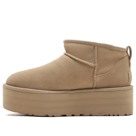 (WMNS) UGG Classic Ultra Mini Platform 'Mustard Seed' 1135092-MDSD | KICKS CREW