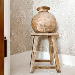 Vintage Handcrafted Decorative Water Pot Large | Antique Farm House