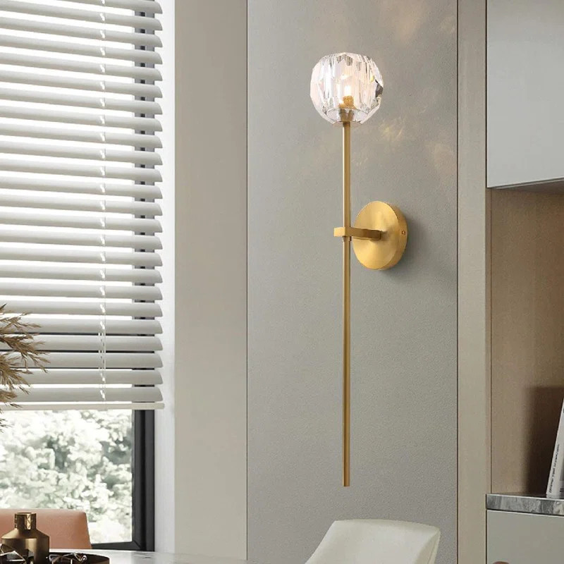 Delona 1 - Light Dimmable Gold Wallchiere | Wayfair North America