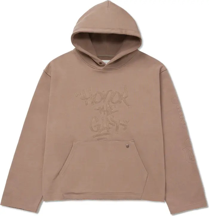 HONOR THE GIFT Script Logo Embroidered Hoodie | Nordstrom | Nordstrom