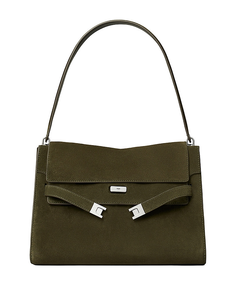 Tory Burch Lee Radziwill Suede Large Shoulder Bag | Bloomingdale's (US)