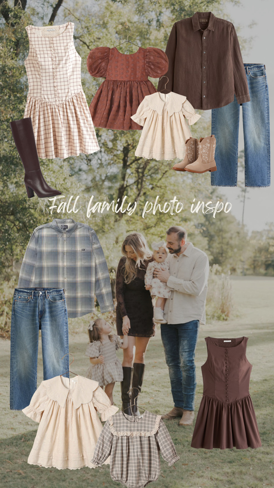 Fall family photo outfit inspo!  

 