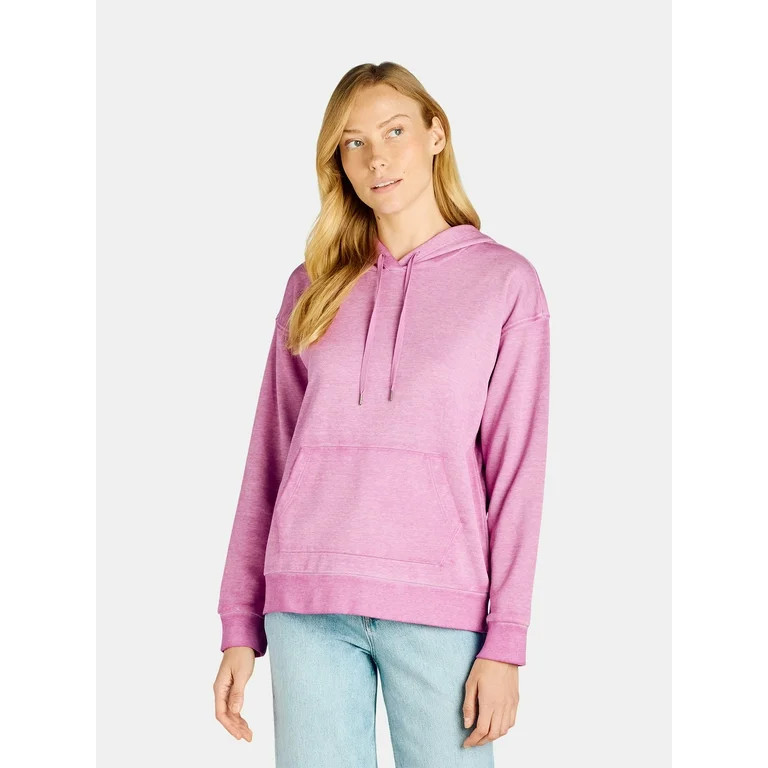 Time and Tru Women's Washed Hoodie, Sizes XS-XXL | Walmart (US)