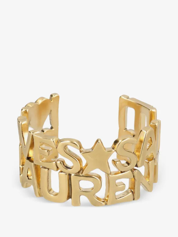 Yves Saint Laurent cuff in metal | Farfetch Global