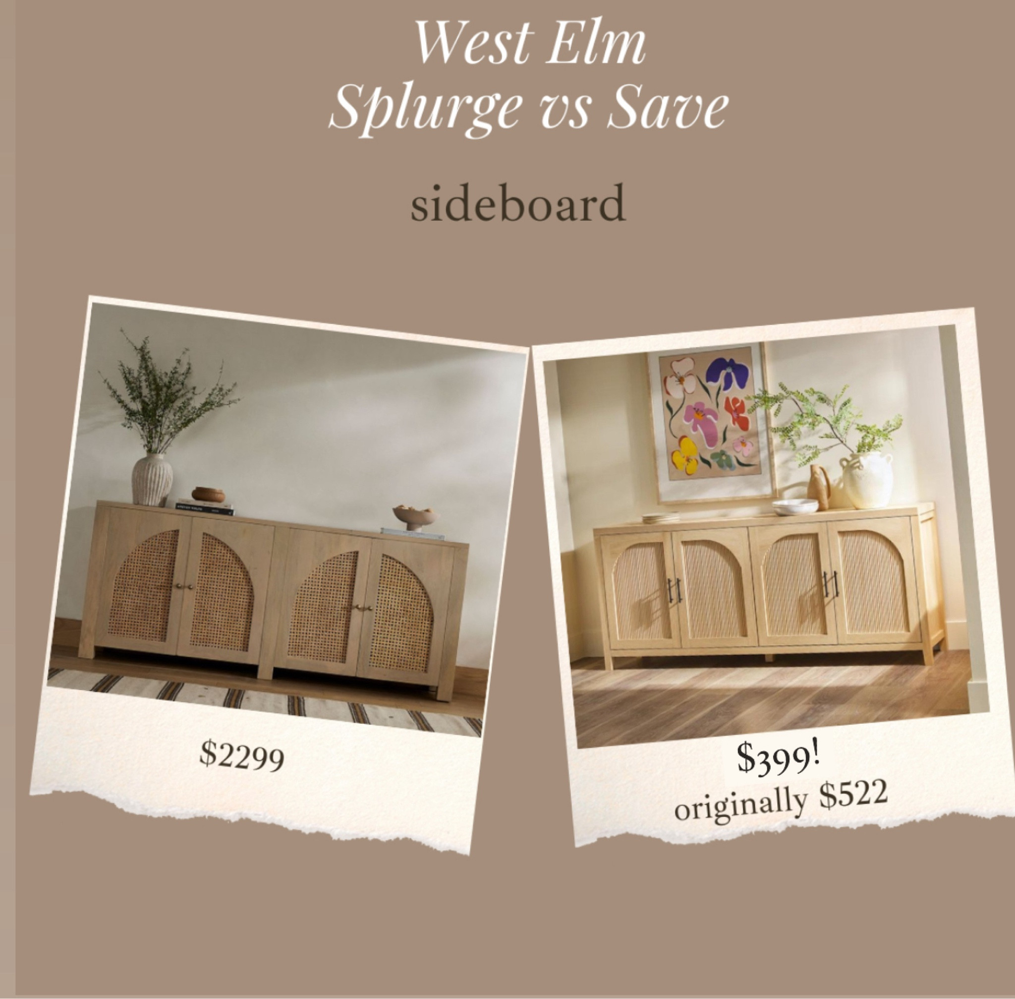 This gorgeous sideboard launched on Wayfair about a month ago at $522! It just launched on Walmart for for $399!!!

I love the reeded detailing of the arched doors 😍😍 such a beauty!

#LTKHome #LTKStyleTip #LTKSaleAlert