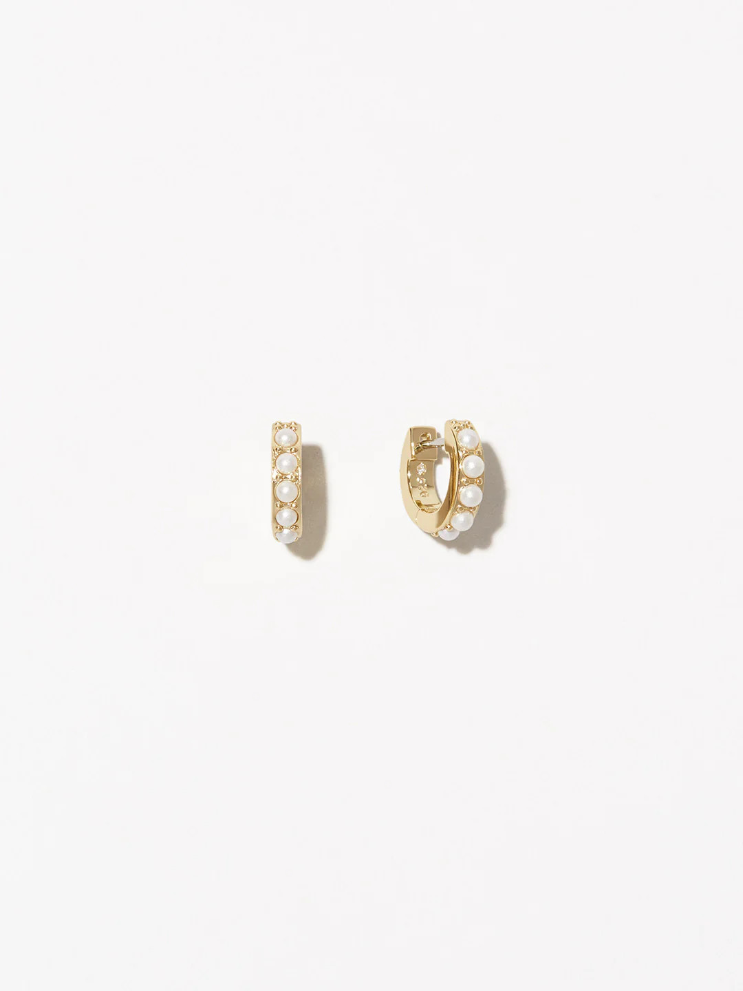 Pearl Huggie Hoops - Ashley | Ana Luisa