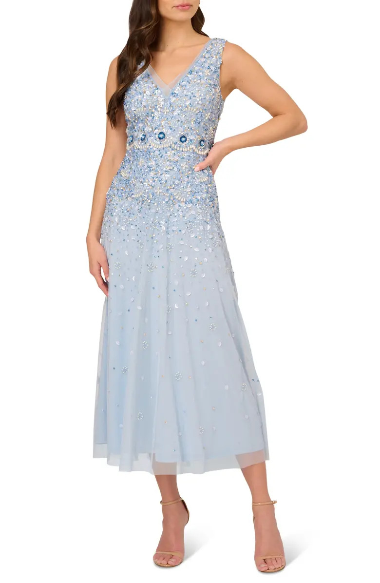 Adrianna Papell Sequin & Bead Detail Cocktail Dress | Nordstrom | Nordstrom